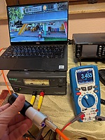 Charging a dell laptop and measuring the input current